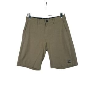 Billabong Crossfire Submersibles Shorts Mens 27 Brown Stretch Quick Dry Casual
